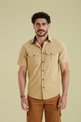 02 camisa masculina slim bolso chanfro